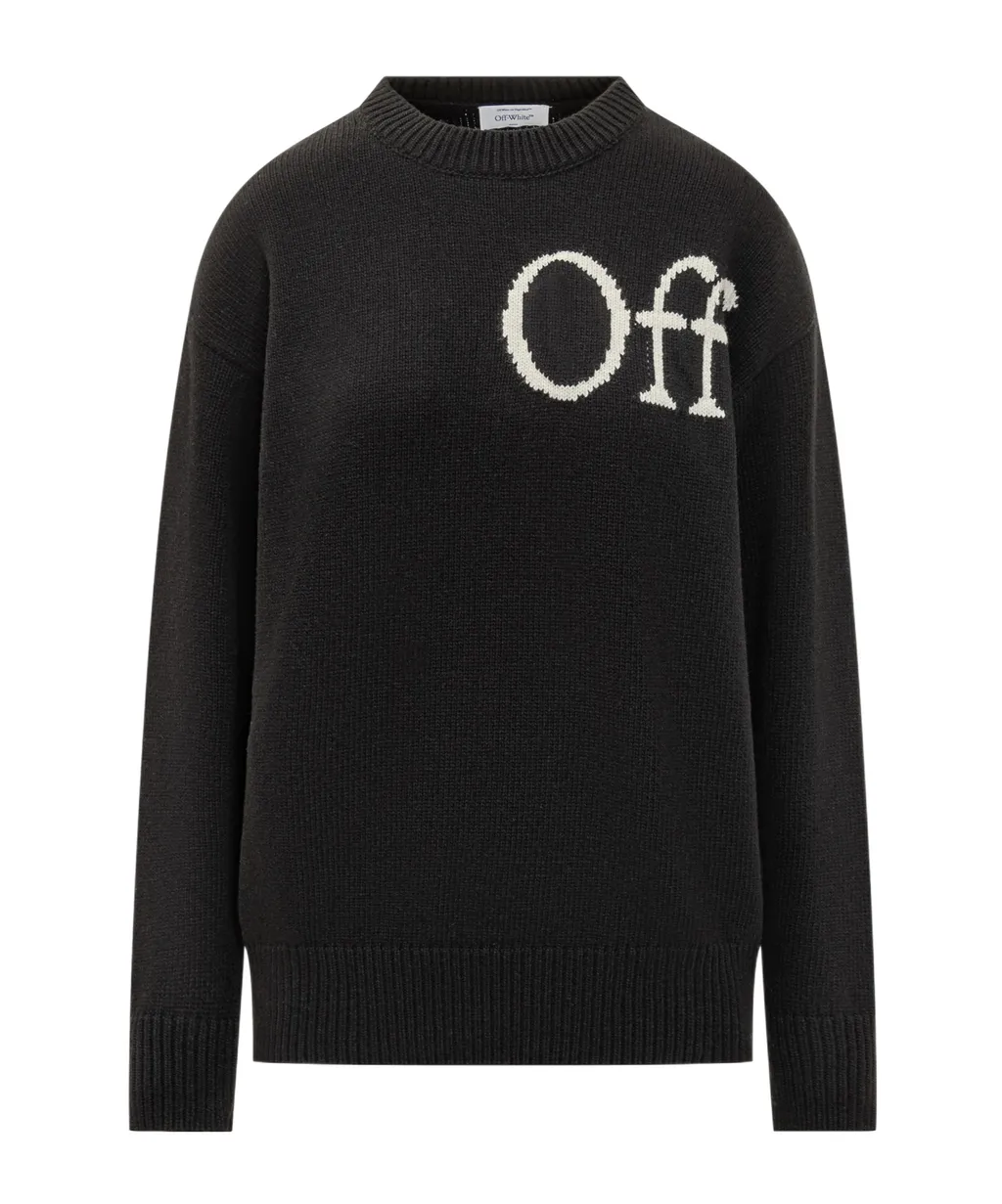 Logo Intarsia-Knit Jumper