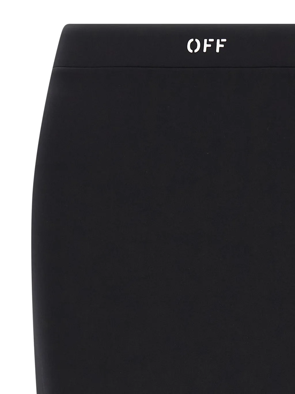 Logo Printed Midi Skirt