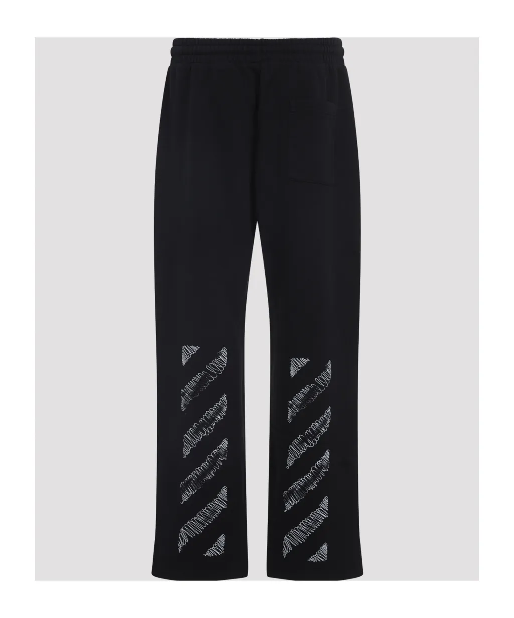 Logo Embroidered Drawstring Pants