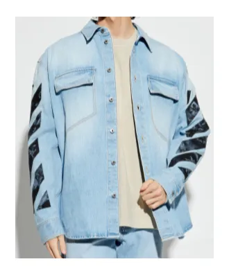 Fresco Button-Up Denim Shirt