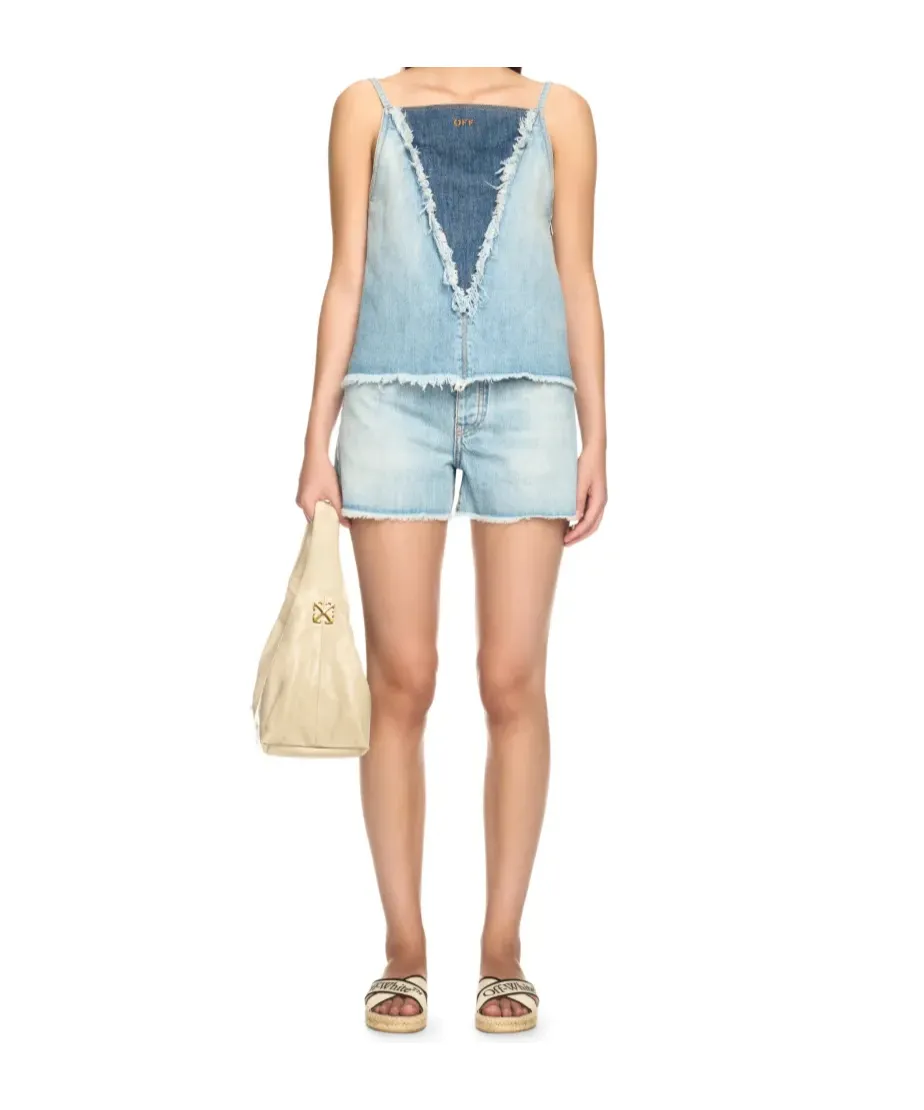 Frayed Denim Camisole