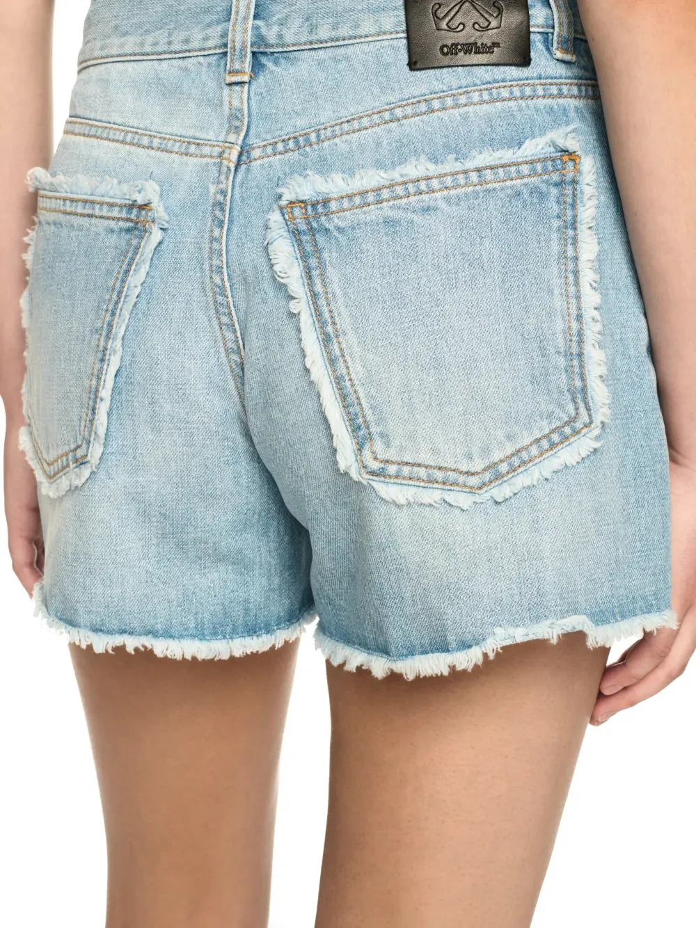 Frayed Denim Shorts