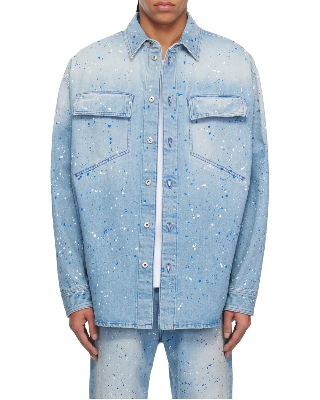 Splatter Print Shirt