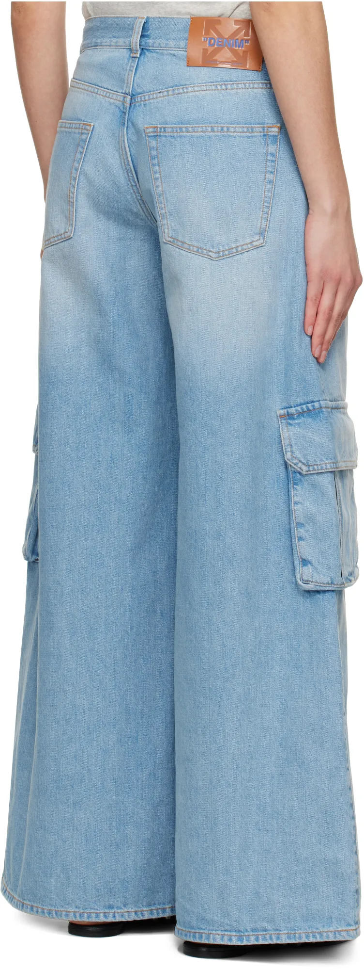 Wide Leg Cargo Jeans