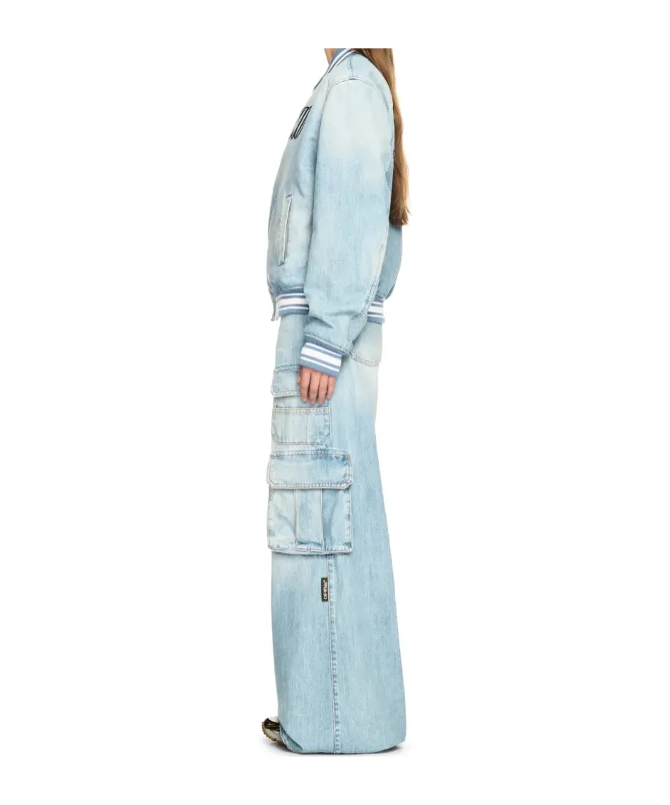 Denim Varsity Jacket