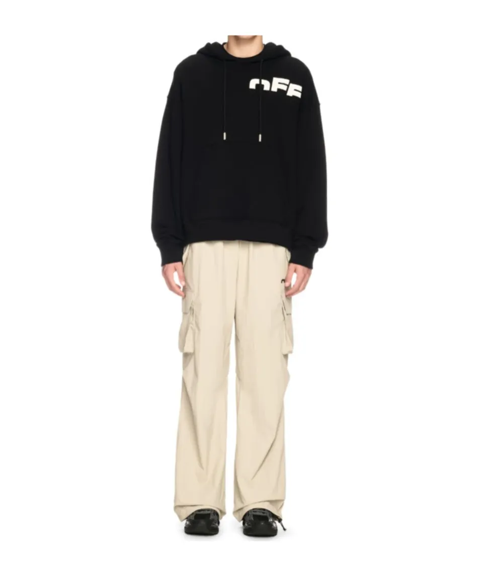 Logo Printed Drawstring Hoodie
