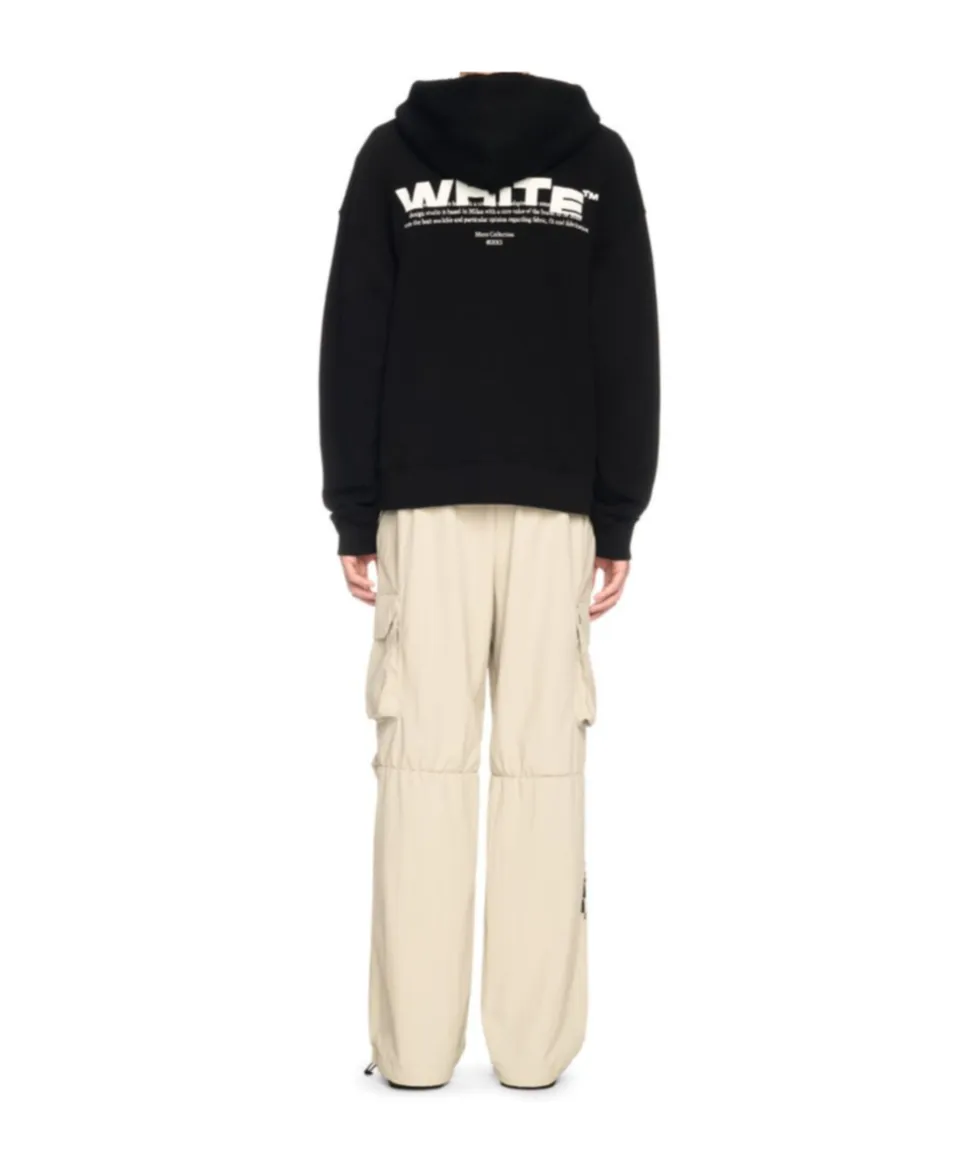 Logo Printed Drawstring Hoodie