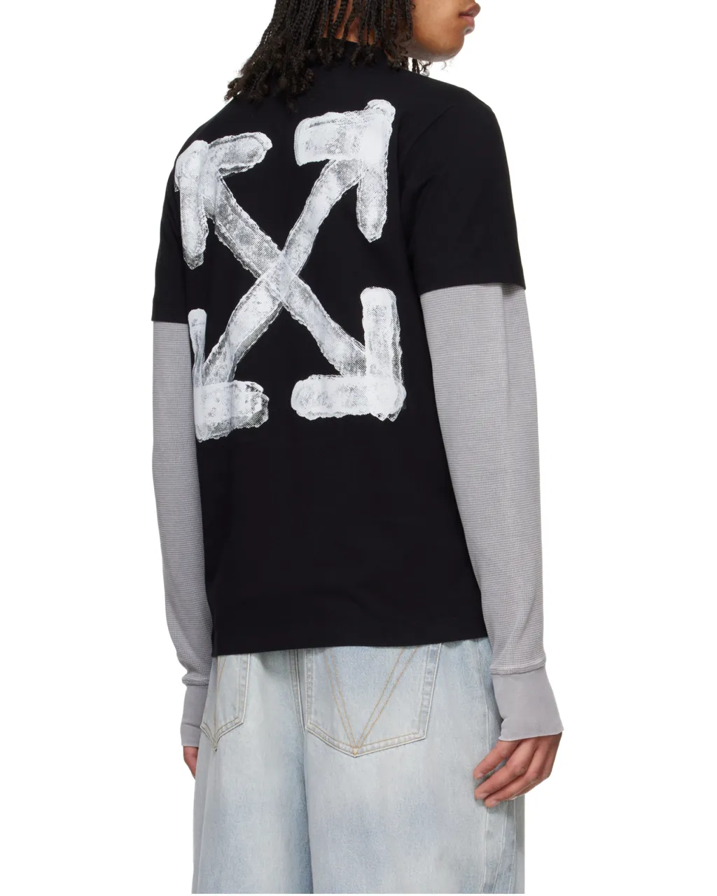 Spray Arrow Crewneck T-Shirt