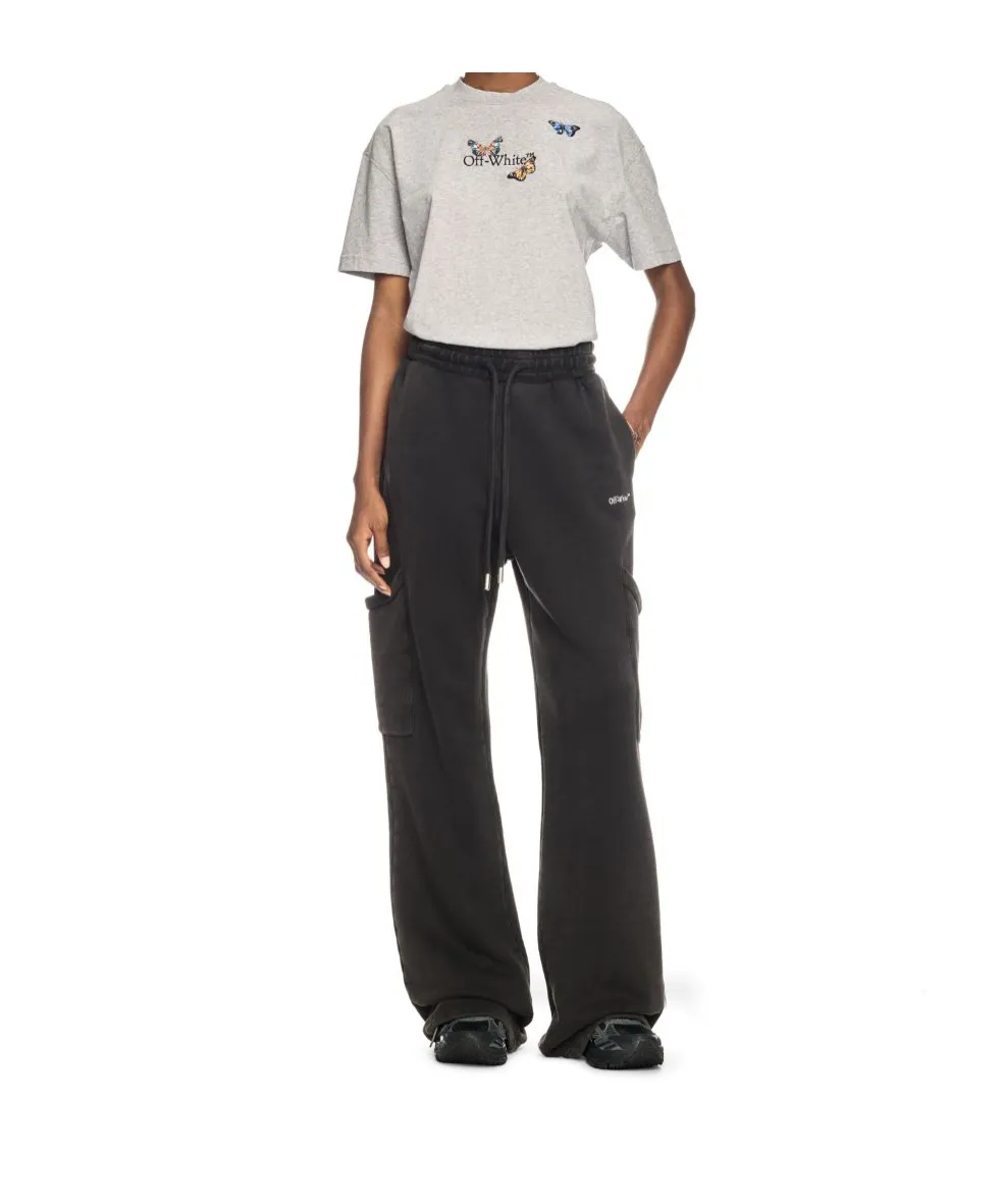 Logo Embroidered Drawstring Pants