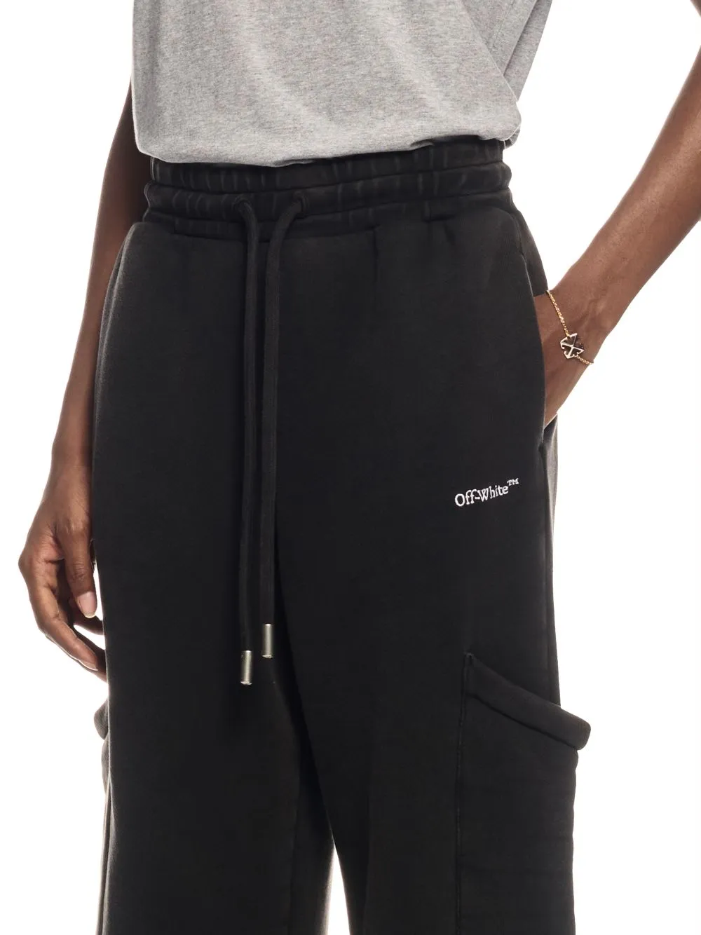 Logo Embroidered Drawstring Pants