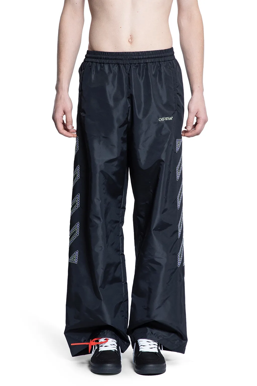 Logo Detailed Wide Leg Pants