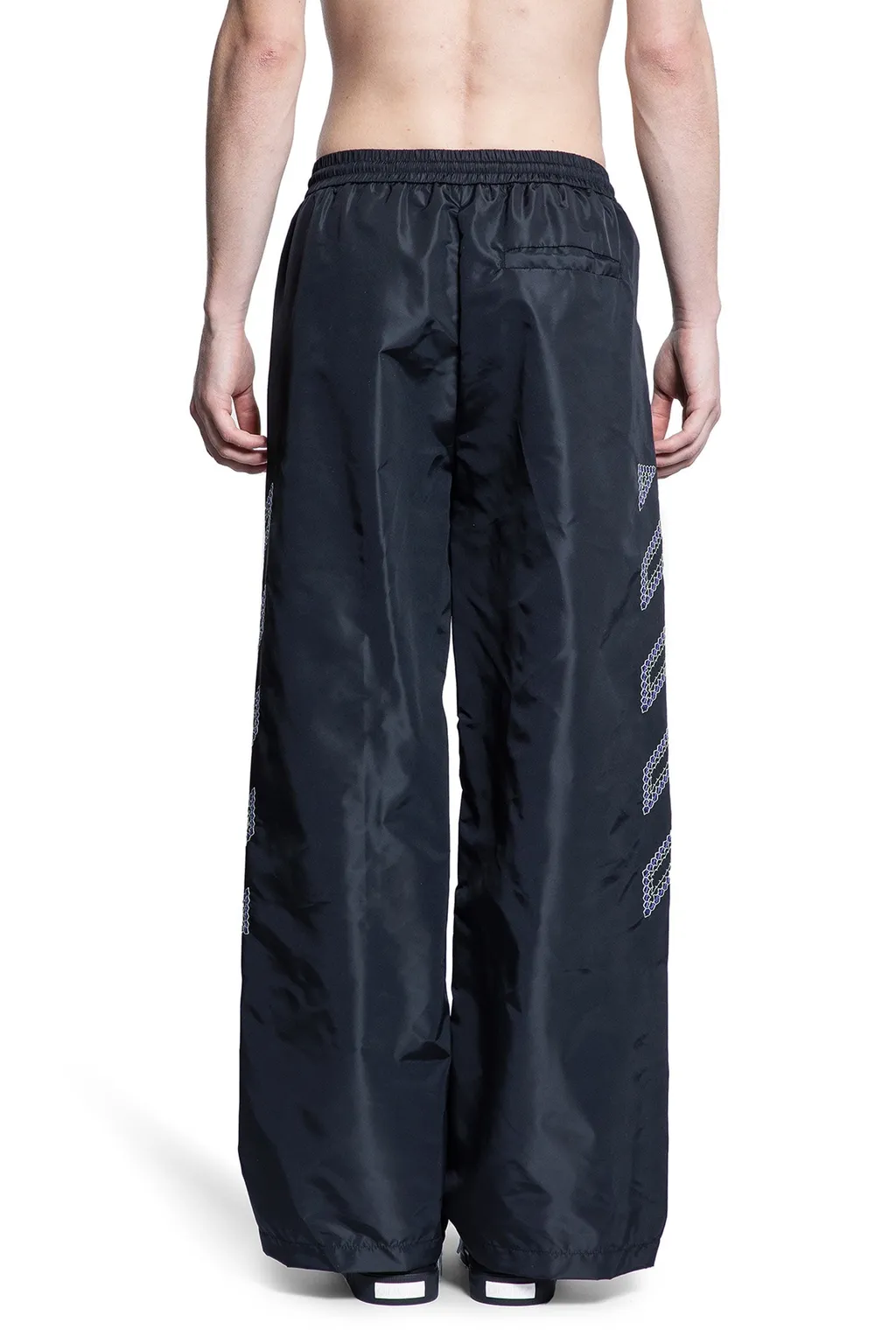 Logo Detailed Wide Leg Pants