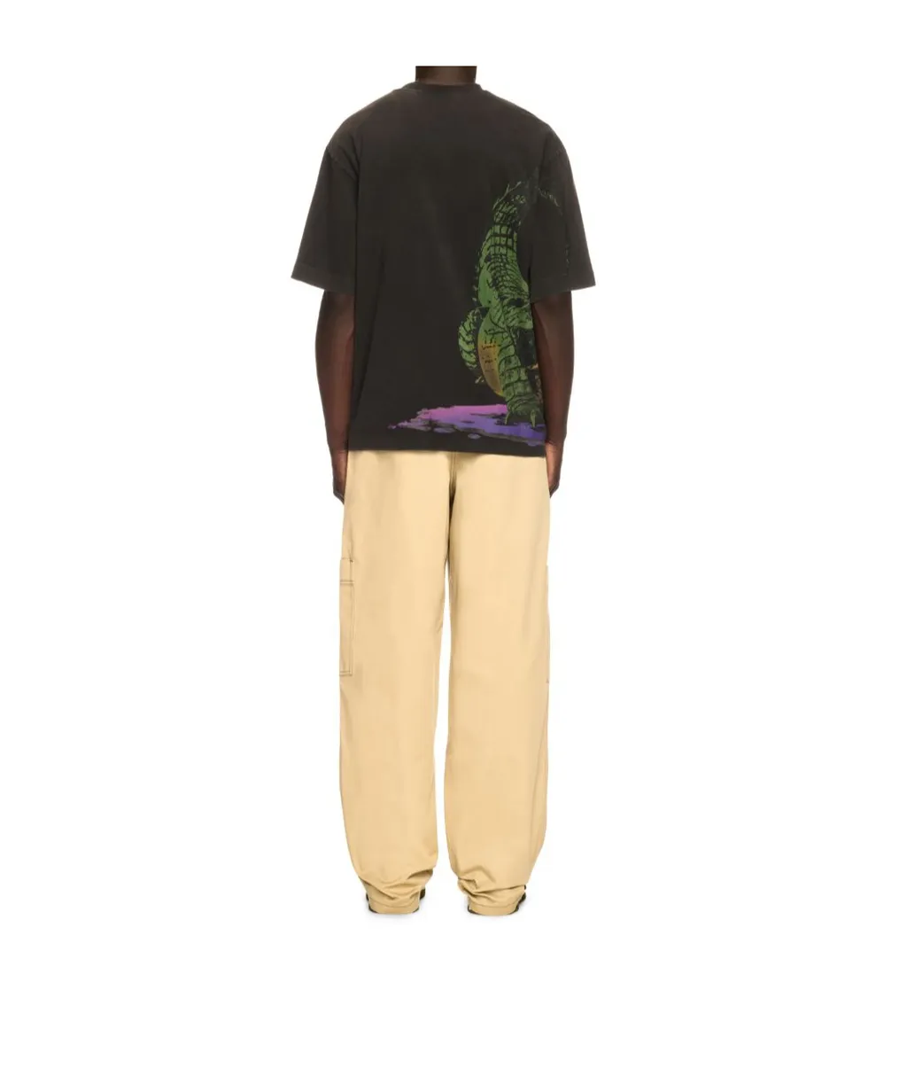 Logo Embroidered Cargo Pants