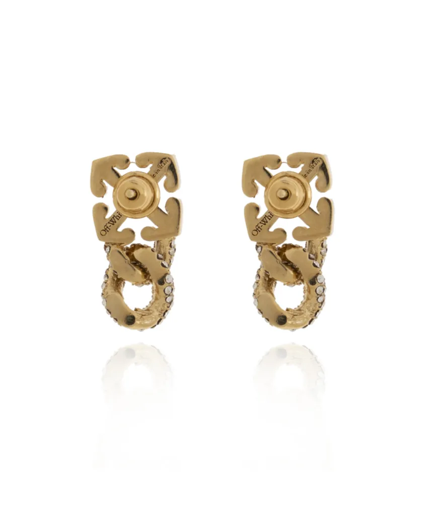 Arrow Motif Embellished Earrings