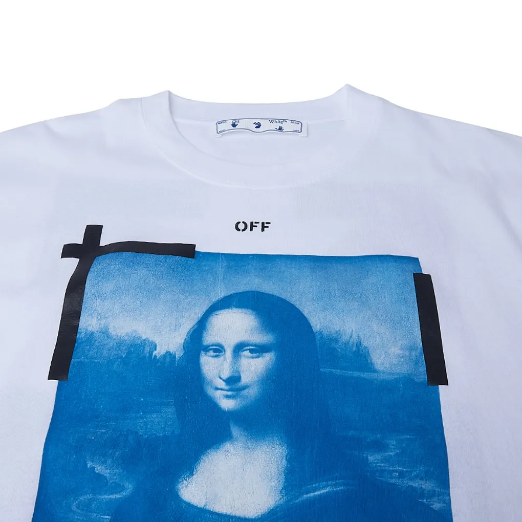 Mona Lisa-Print Oversized T-Shirt