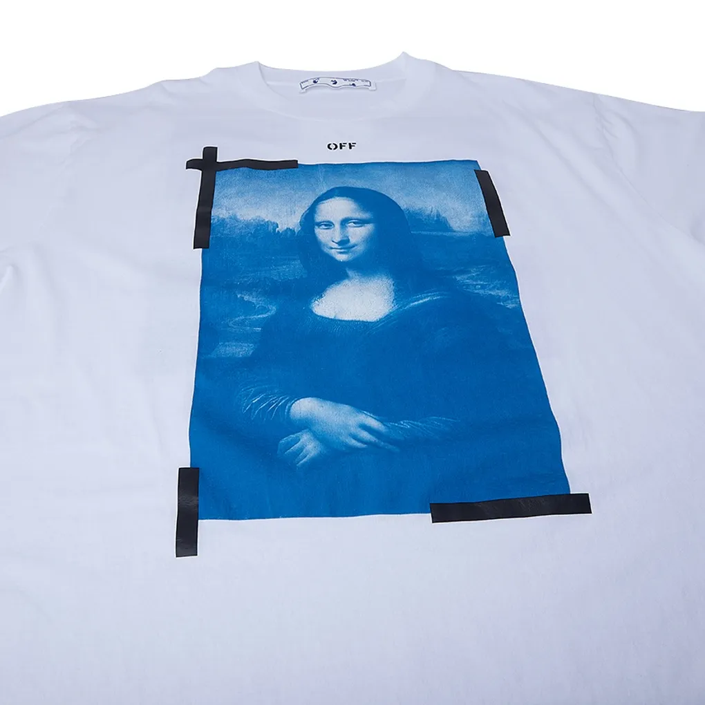 Mona Lisa-Print Oversized T-Shirt