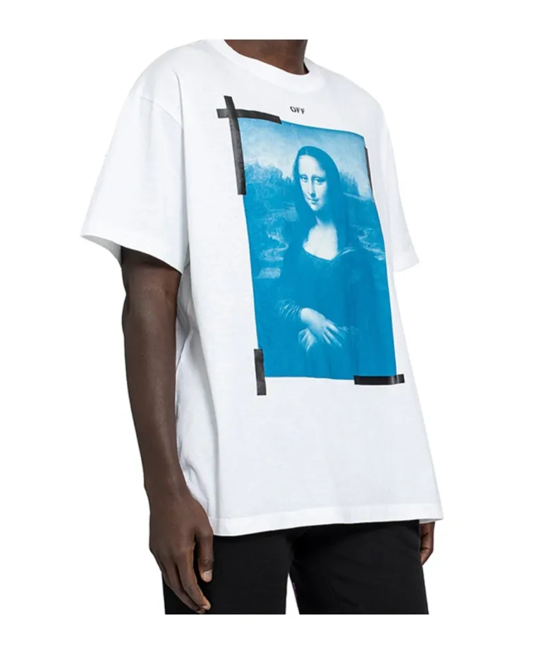 Mona Lisa-Print Oversized T-Shirt