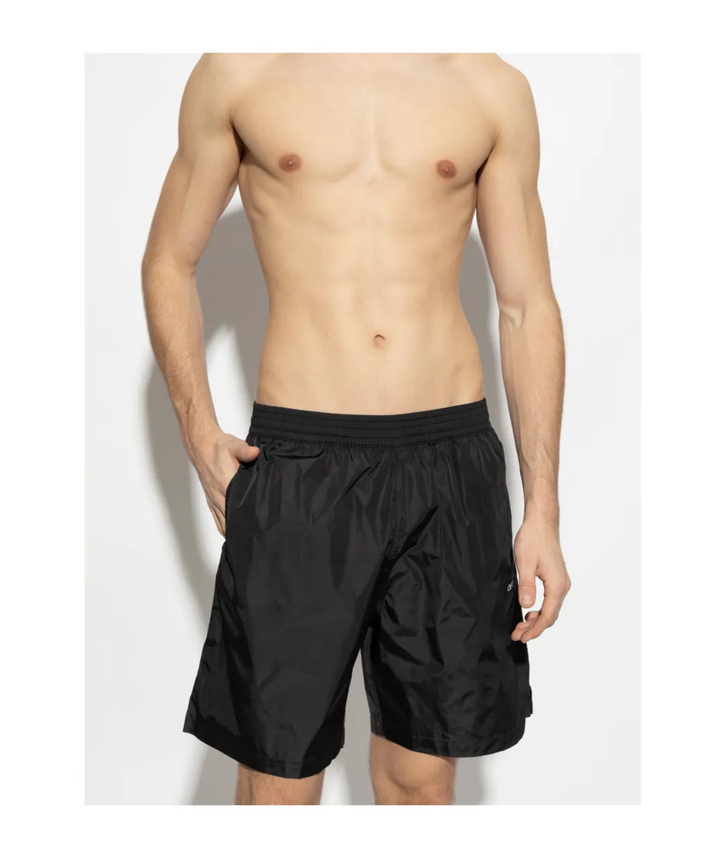 Logo Printed Swim Shorts