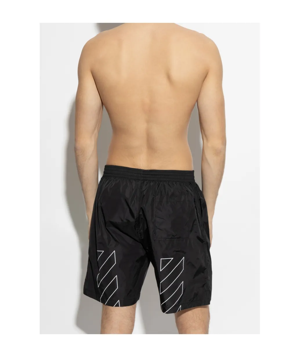 Logo Printed Swim Shorts