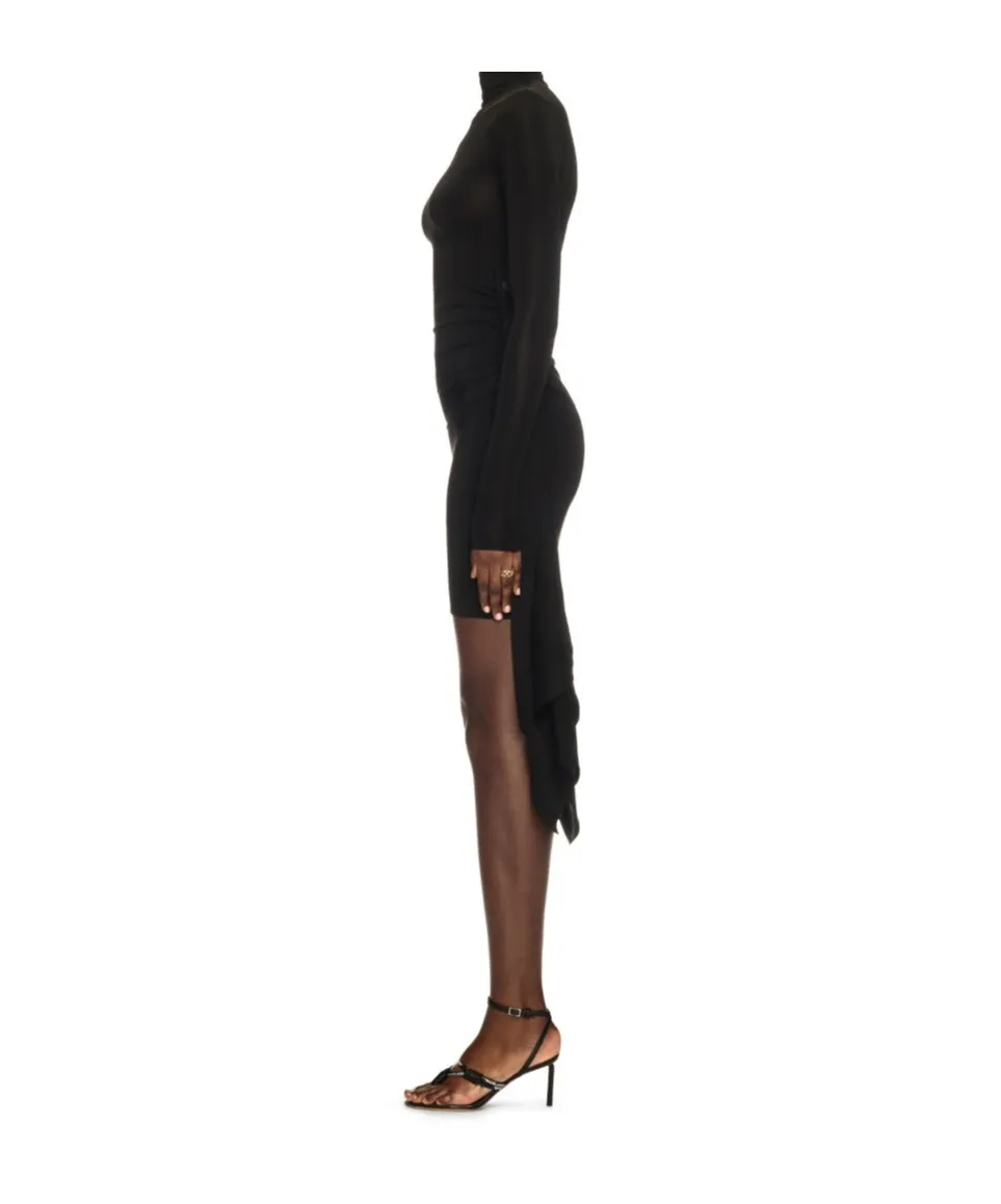 Draped Mini Dress