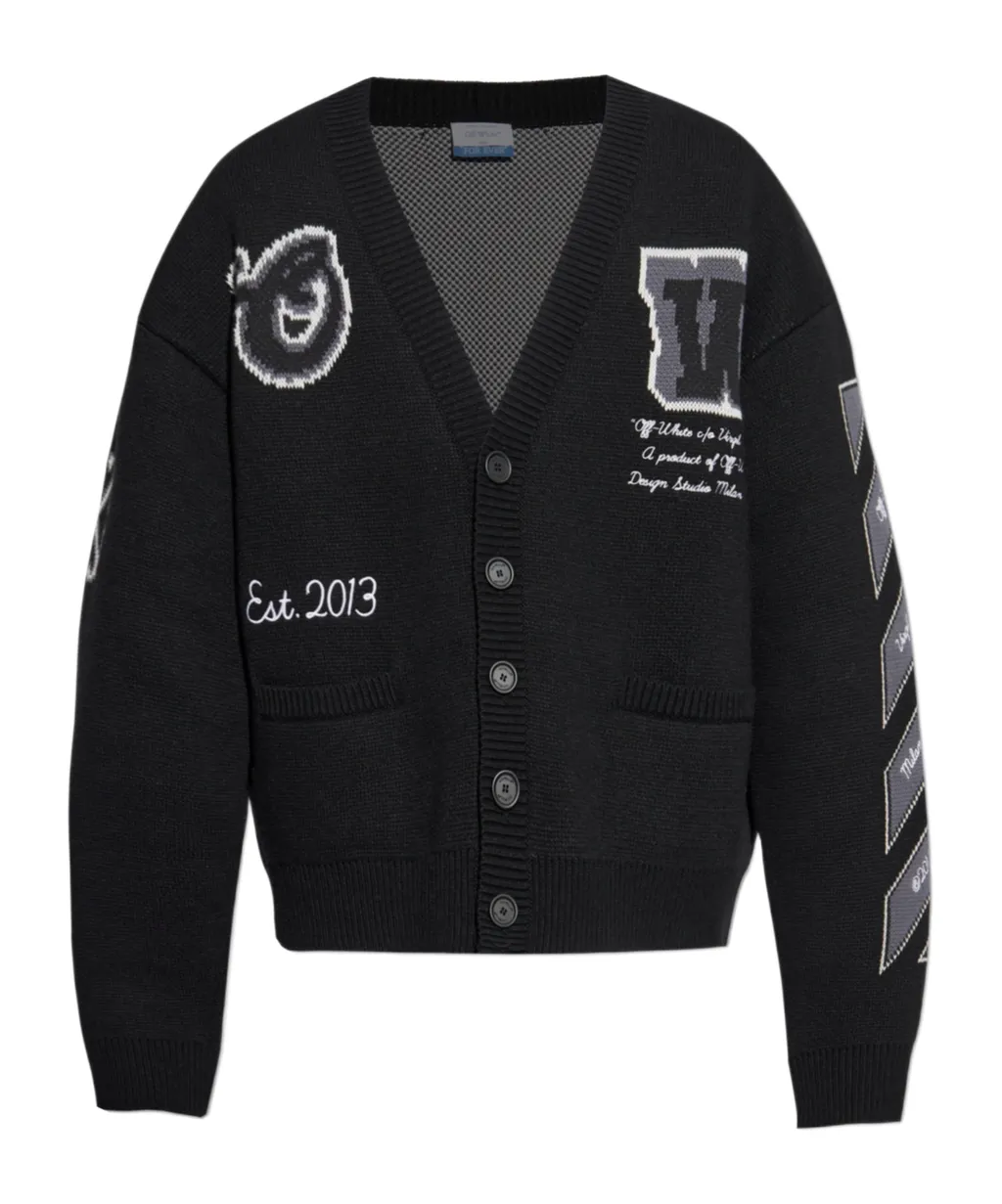 Varsity V-Neck Cardigan