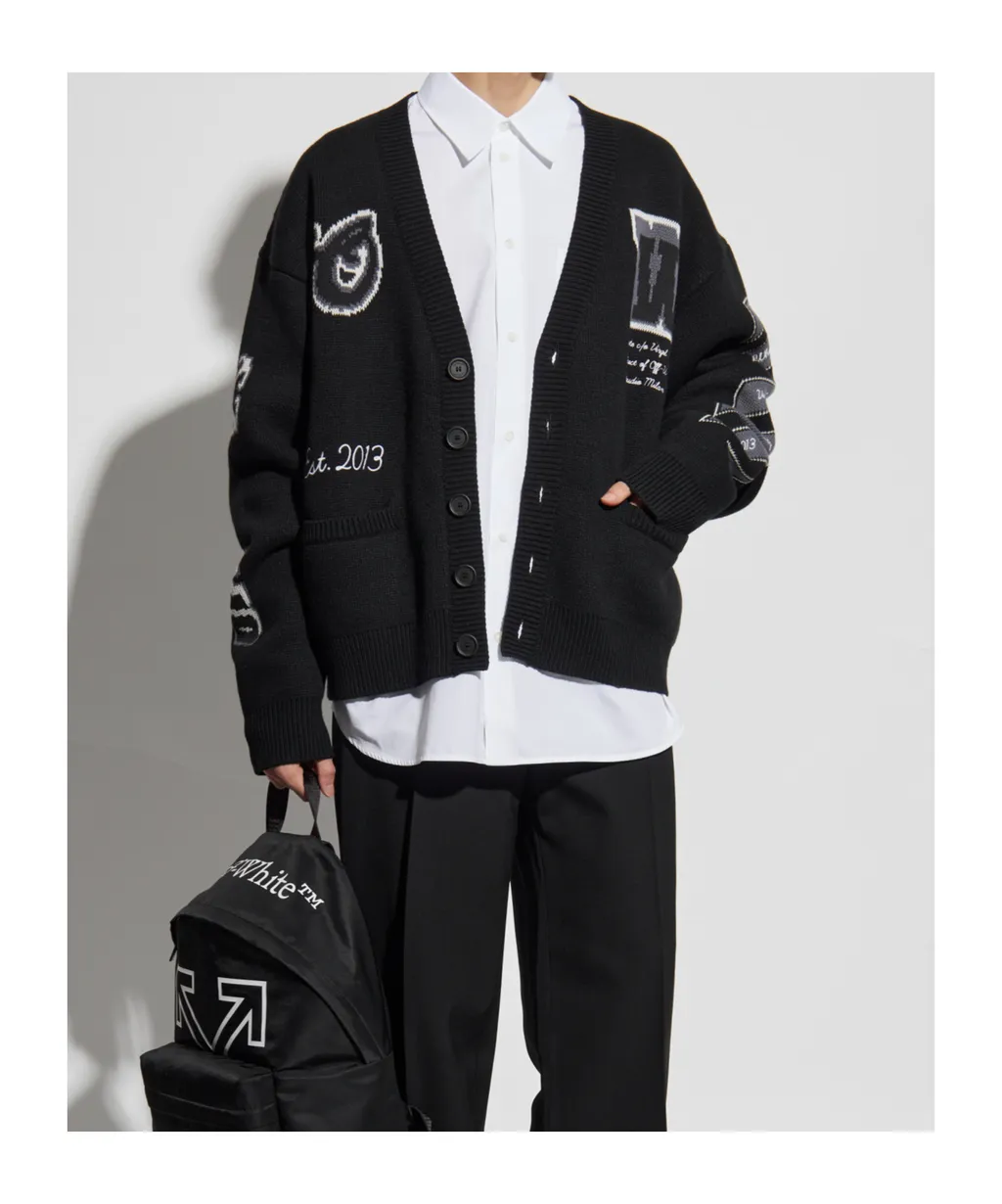 Varsity V-Neck Cardigan