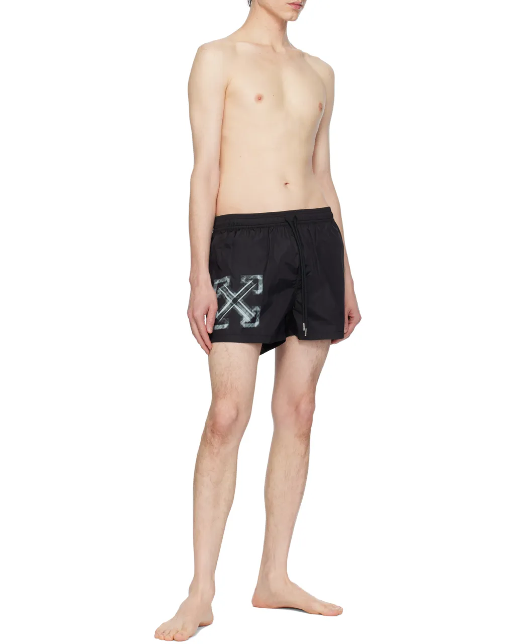Vibe Arrow Drawstring Swim Shorts