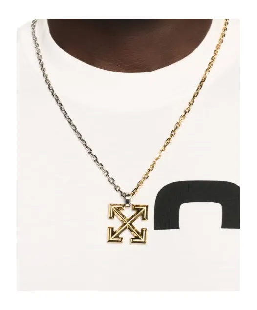 Arrows Two-Tone Necklace