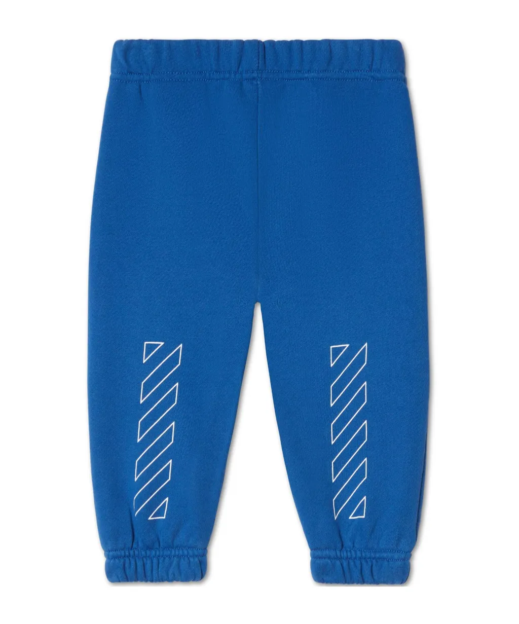 Logo Printed High Waist Pants