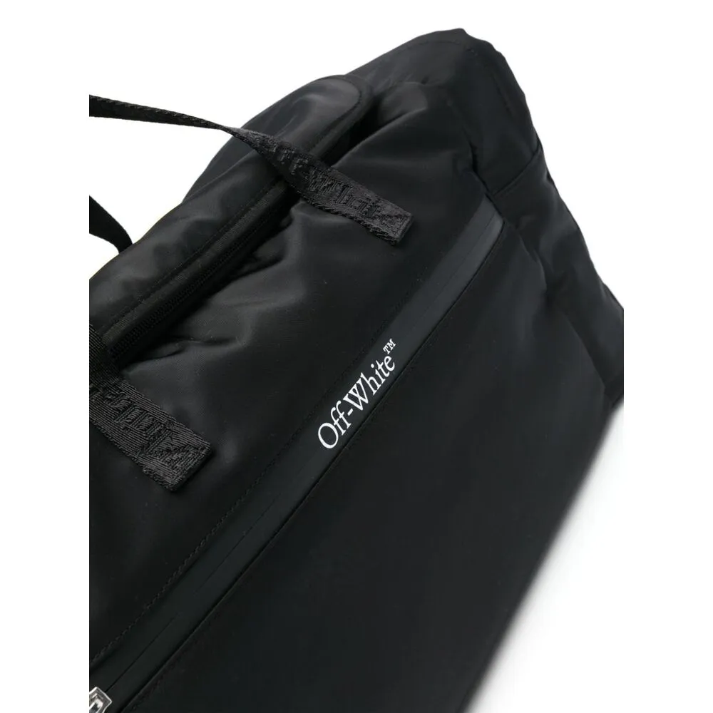 Logo Printed Zi-Up Holdall Bag