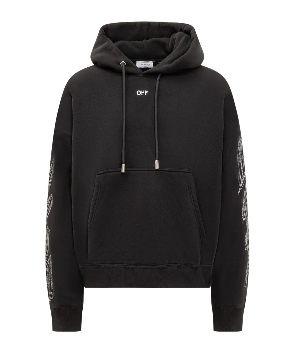 Logo Detailed Drawstring Hoodie