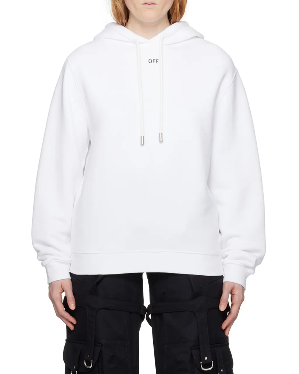 Logo Printed Drawstring Hoodie