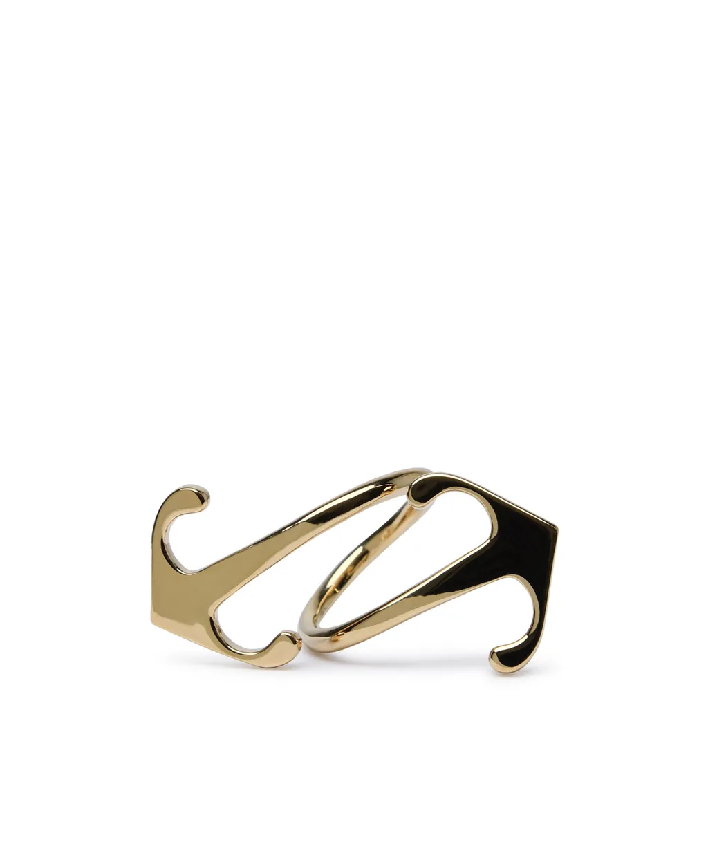 Mono Arrow Logo Engraved Ring
