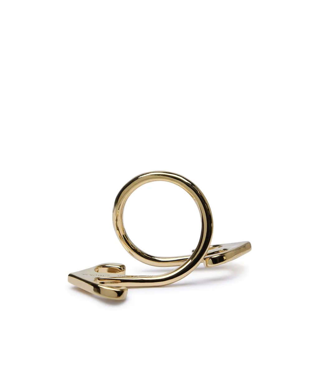 Mono Arrow Logo Engraved Ring