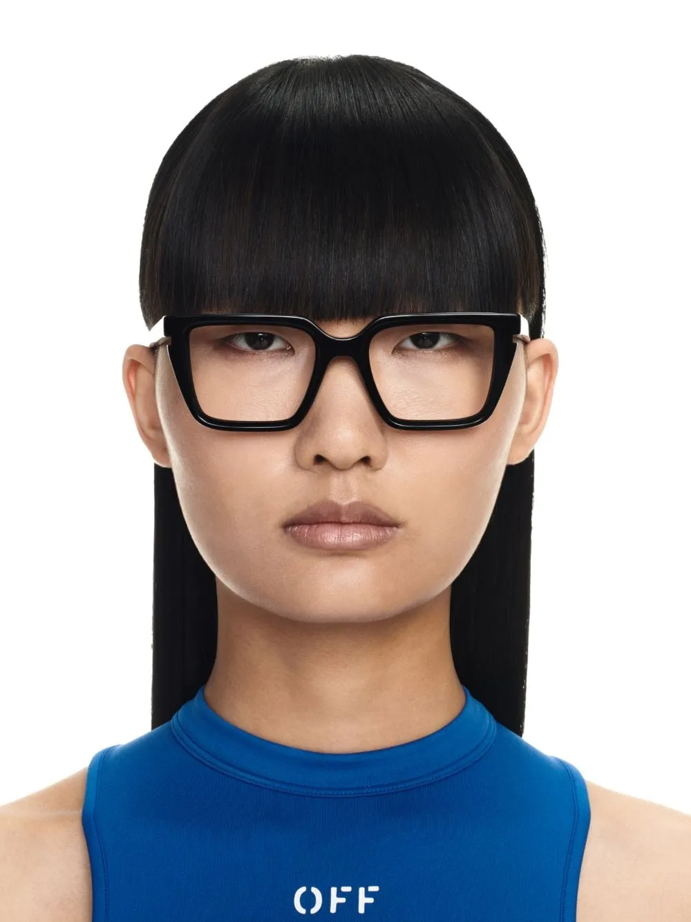 Optical Style 52 Square Frame Glasses