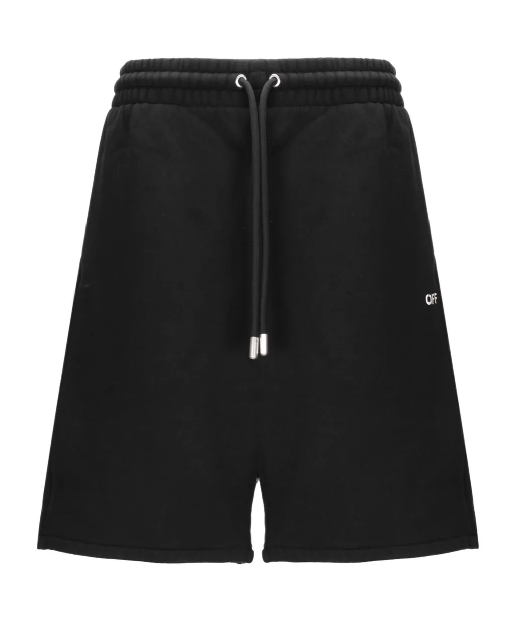 Logo Embroidered Drawstring Shorts