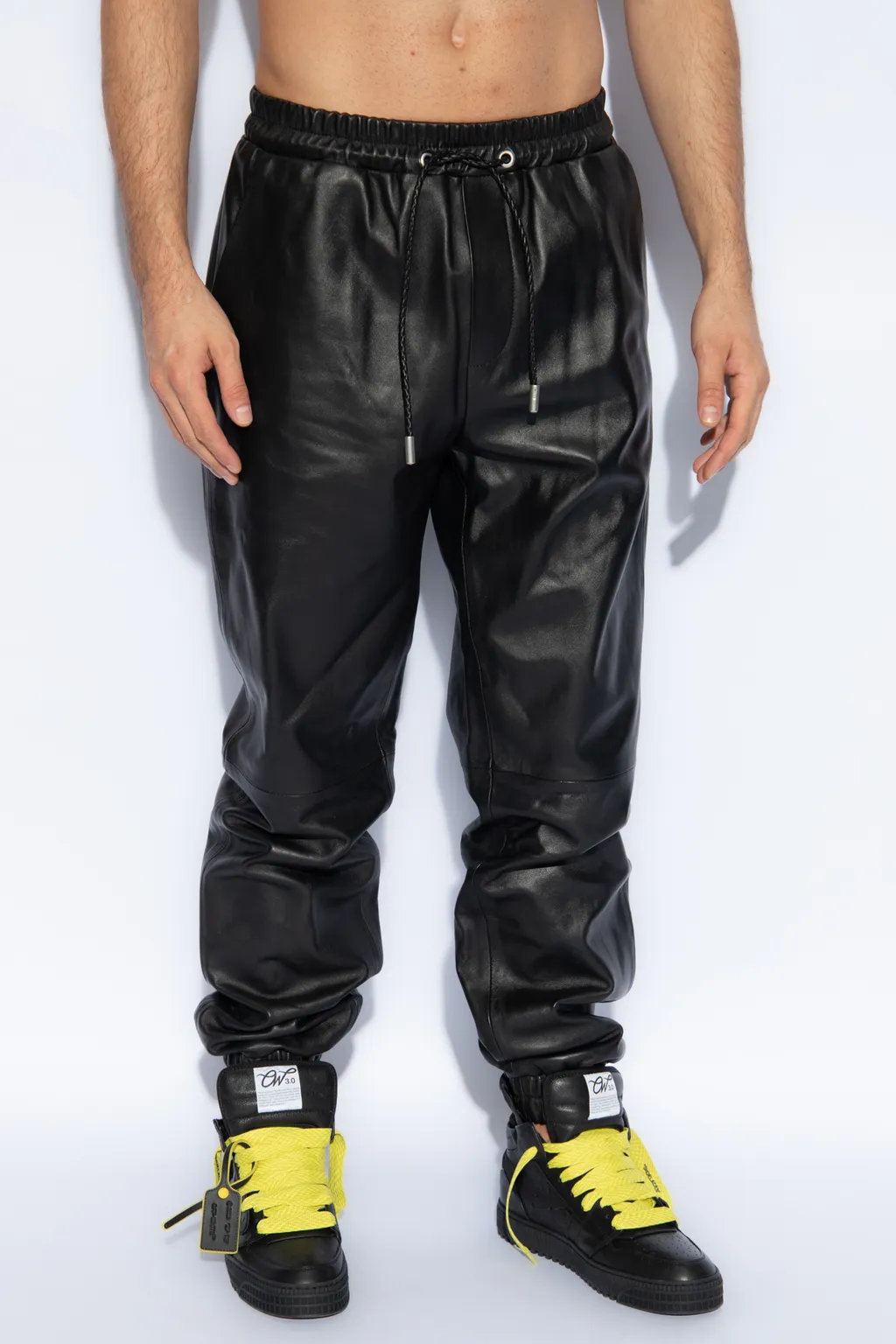 Drawstring Tapered Trousers