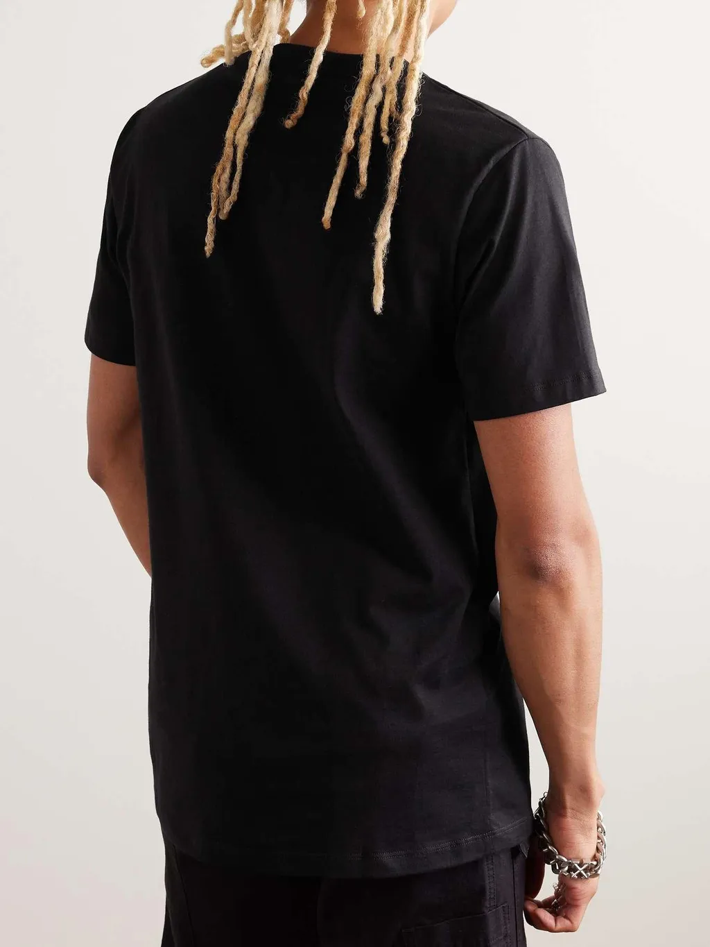 Logo Embroidered Crewneck T-Shirt