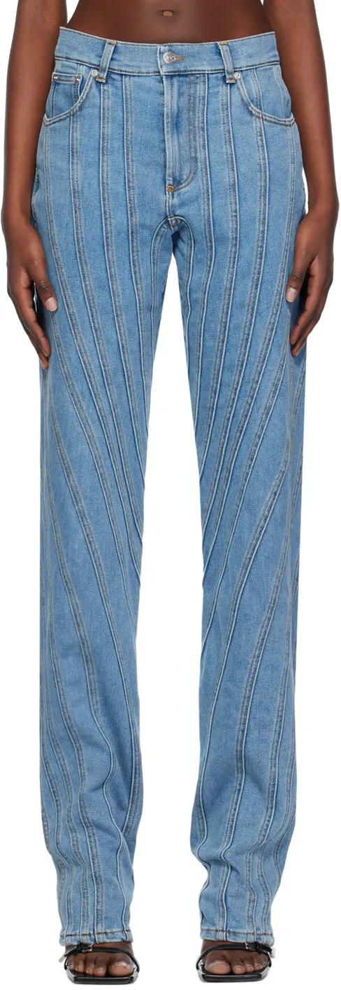 Spiral Baggy Jeans