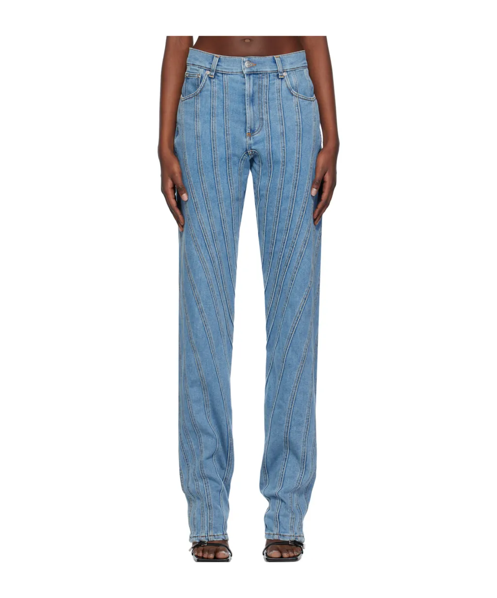 Spiral Baggy Jeans