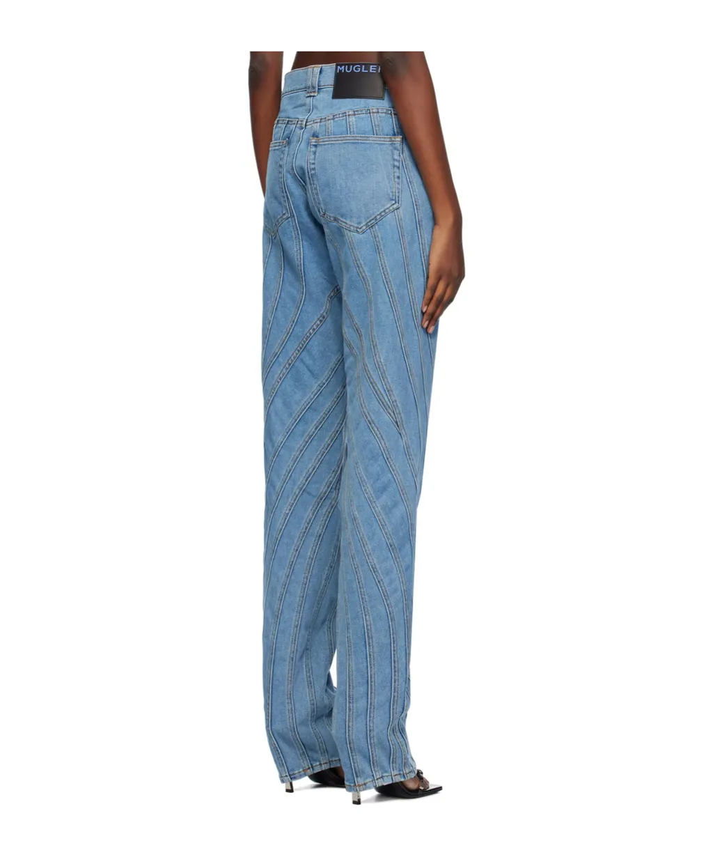 Spiral Baggy Jeans