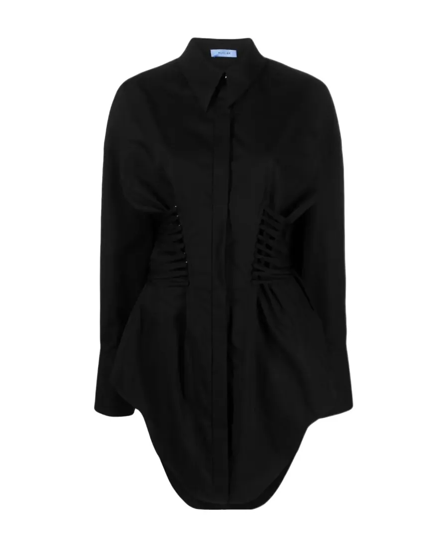 Lapel Long-Sleeved Blouse