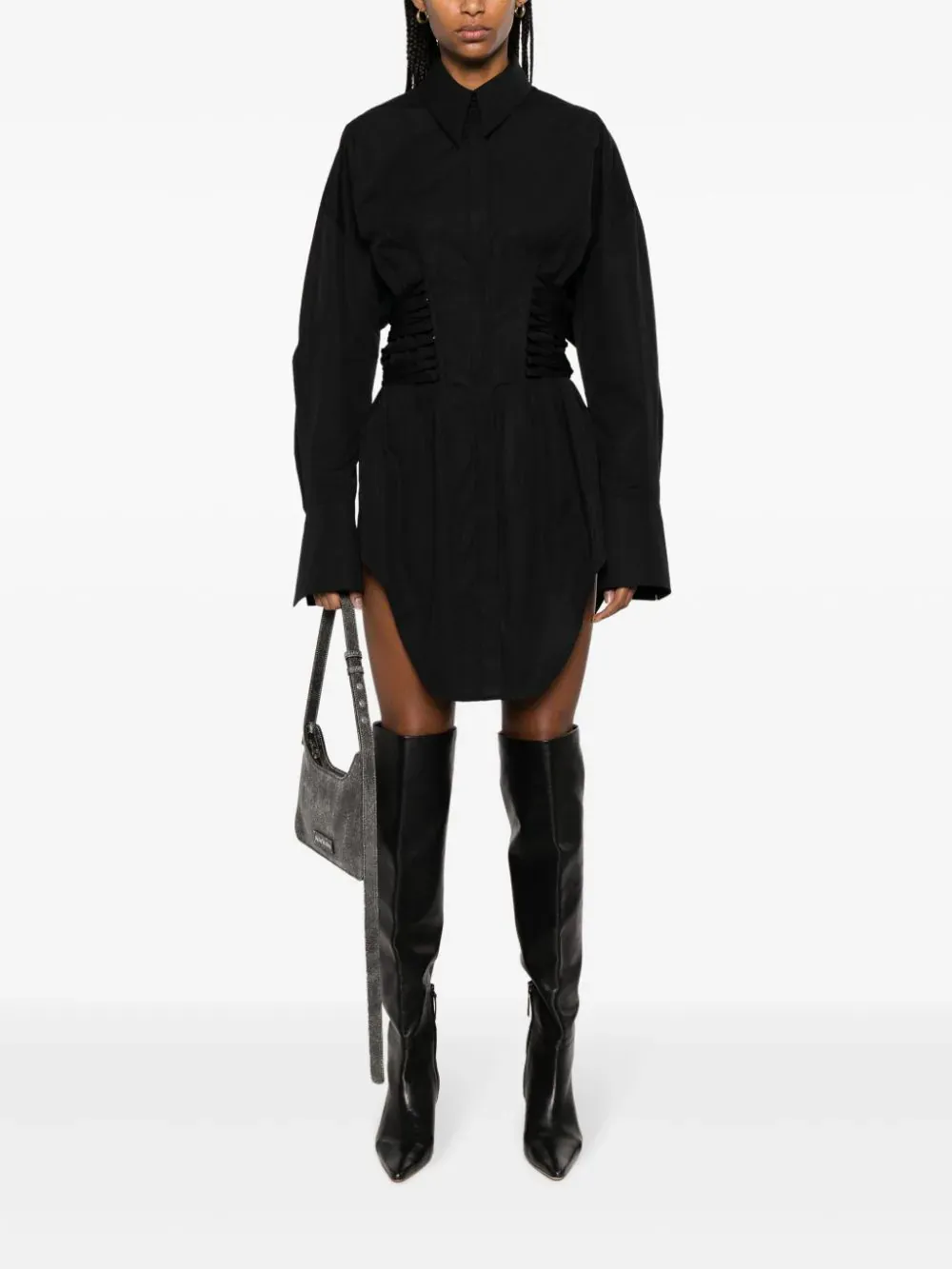 Lapel Long-Sleeved Blouse