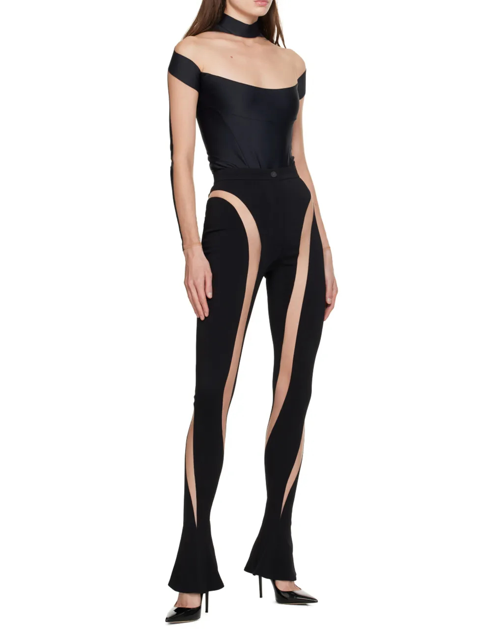 Illusion Logo Plaque Bodysuit