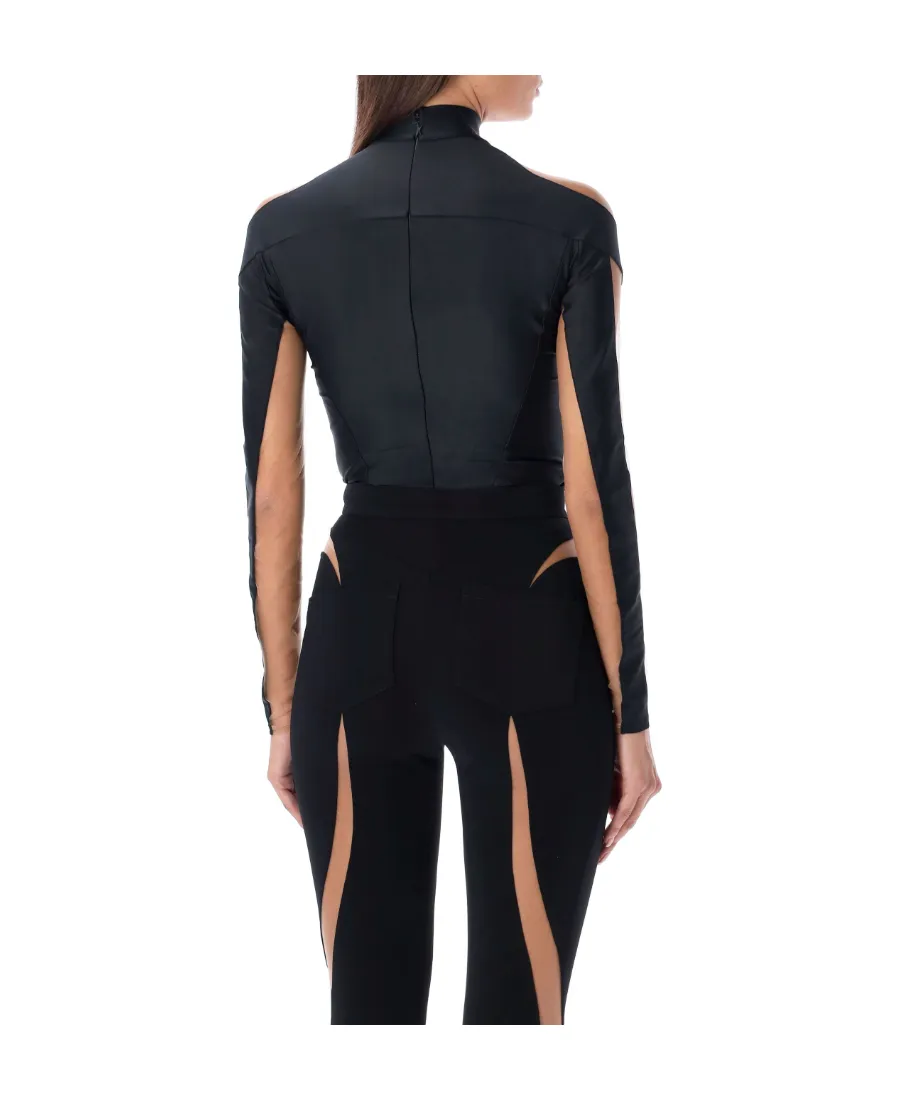 Illusion Logo Plaque Bodysuit