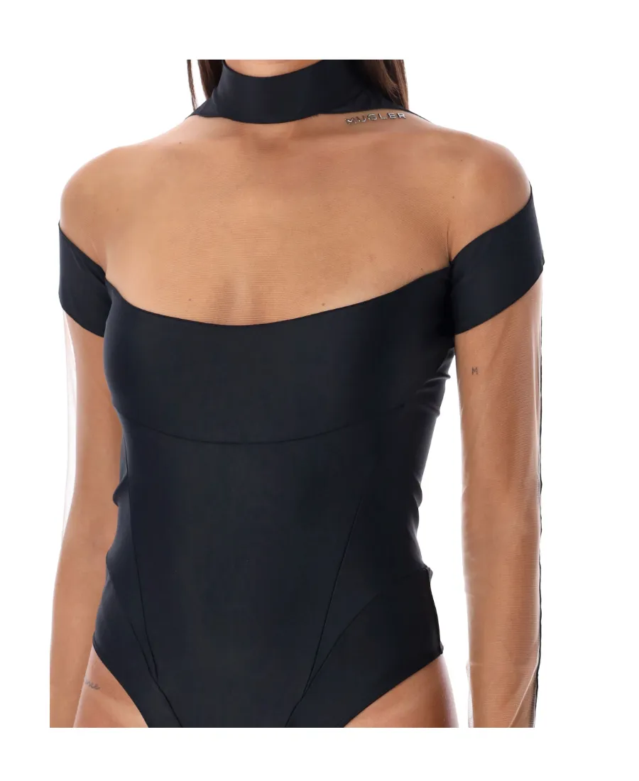 Illusion Logo Plaque Bodysuit