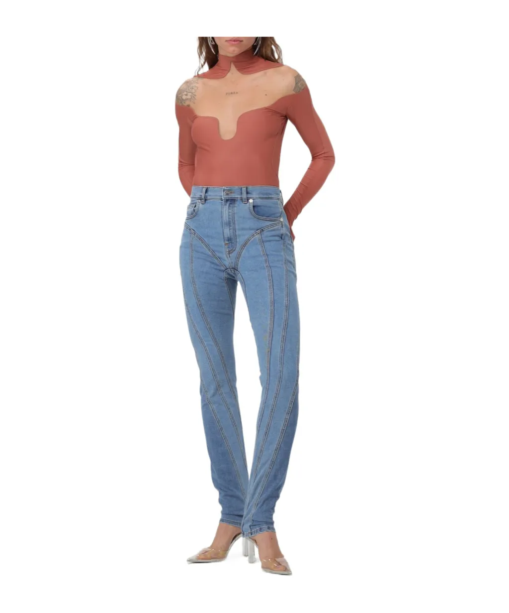 Spiral Skinny Jeans