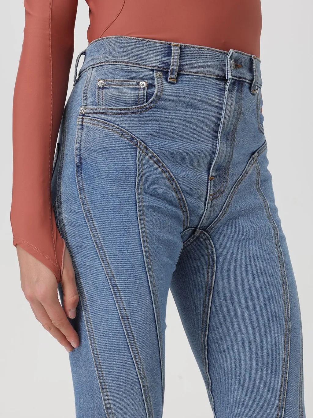 Spiral Skinny Jeans