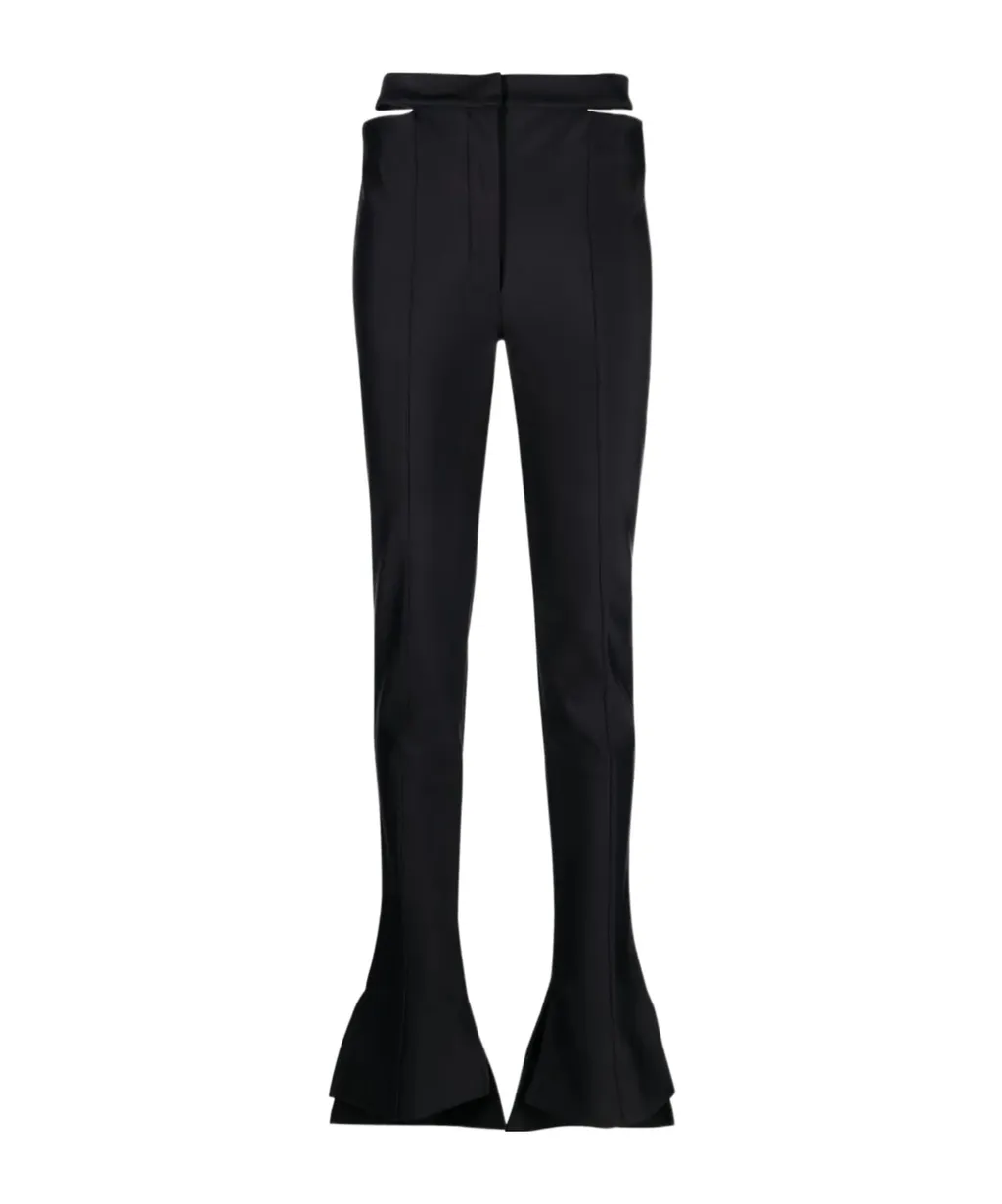 High Waist Cut Out Detailed Trousers