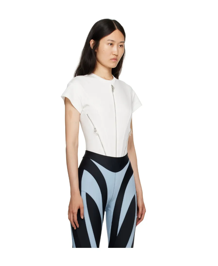 Round Collar Zipper Jumpsuit
